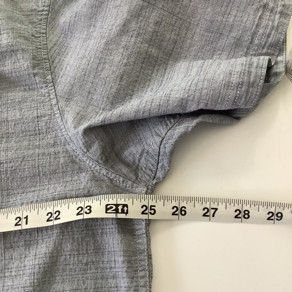 PD&C Paper Denim & Cloth Mens Blue Short Sleeve Button Up Shirt 2X - Picture 8 of 12